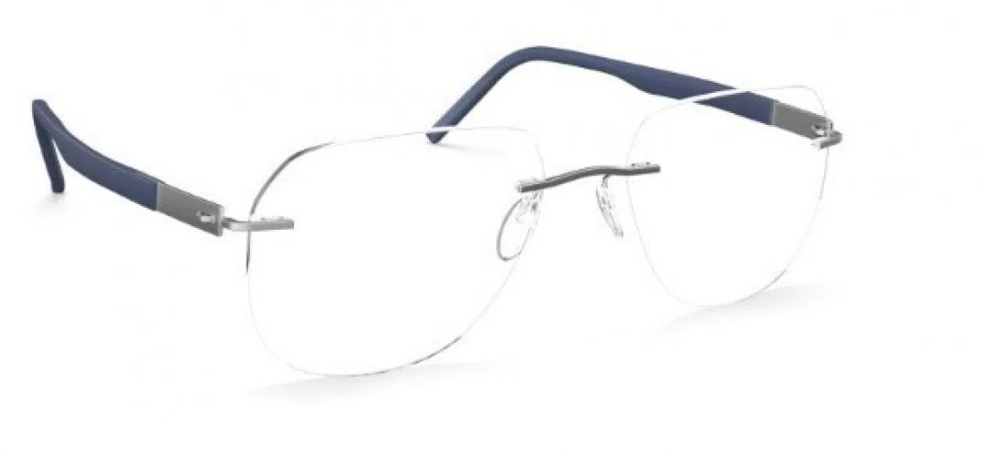 Silhouette Identity Demo Rimless 5535 Eyeglasses - view 3